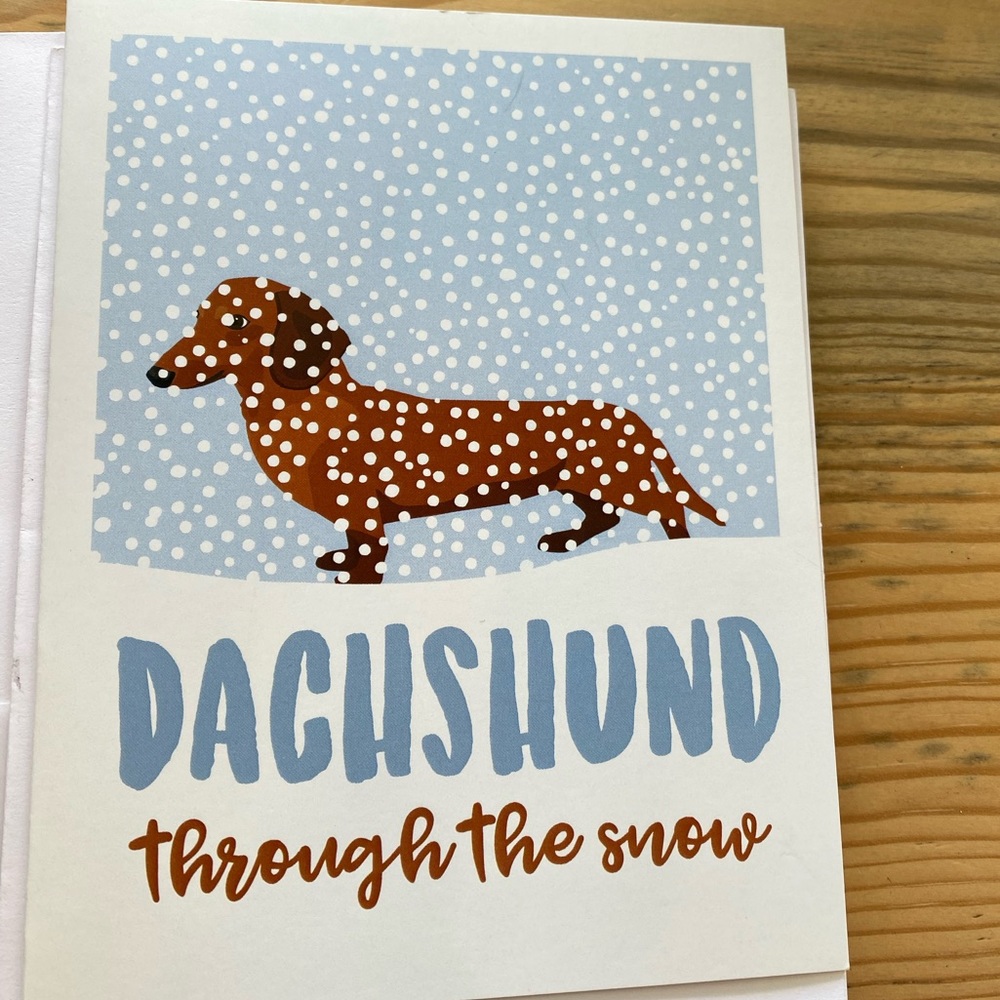 Dachshund Holiday Cards